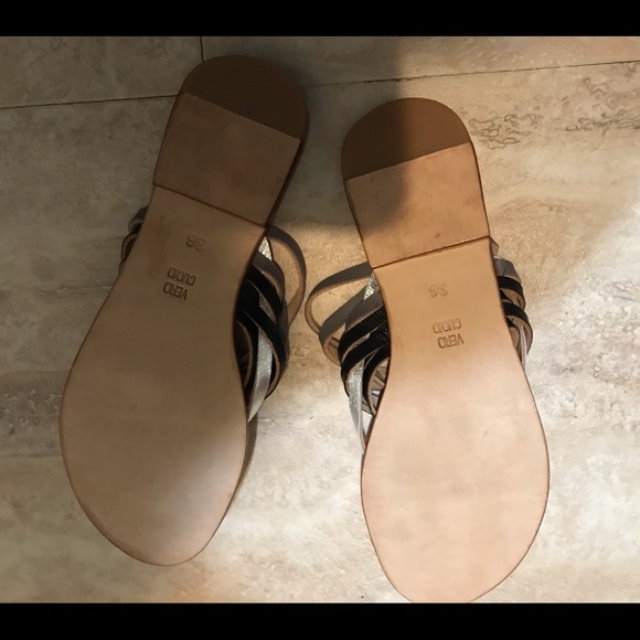 EUC Laurent Eiffel Leather Sandals SZ:36 - Picture 7 of 8